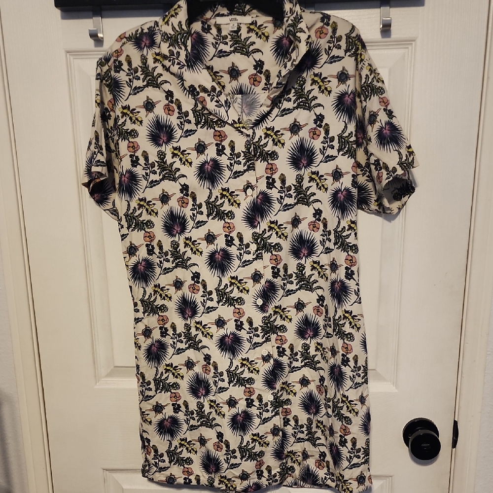 Vans Button Down Shirt Dress